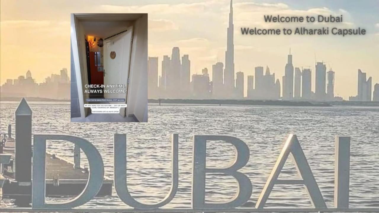 Alharaki Capsule Bed & Breakfast ดูไบ ภายนอก รูปภาพ